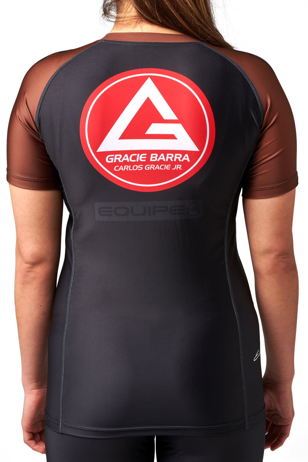 Rashguard Ranqueada M/C Feminina- Marrom