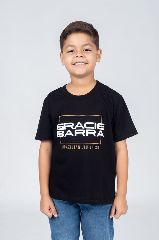 Camiseta Infantil GB Stacked - Preta