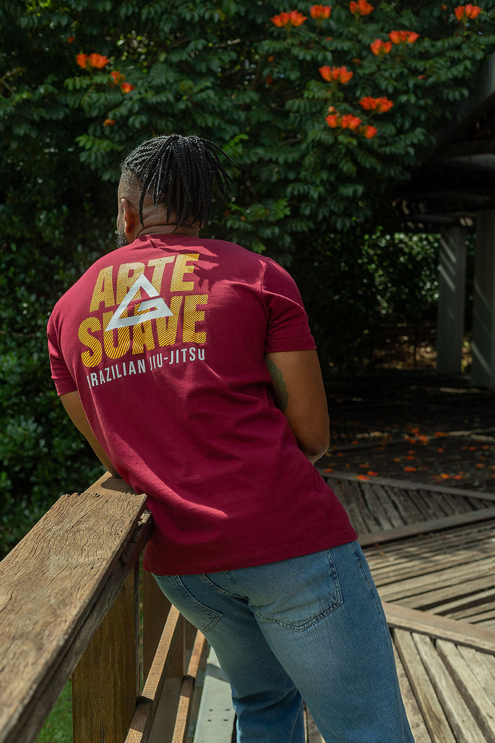 Camiseta Arte Suave v2 - Vinho