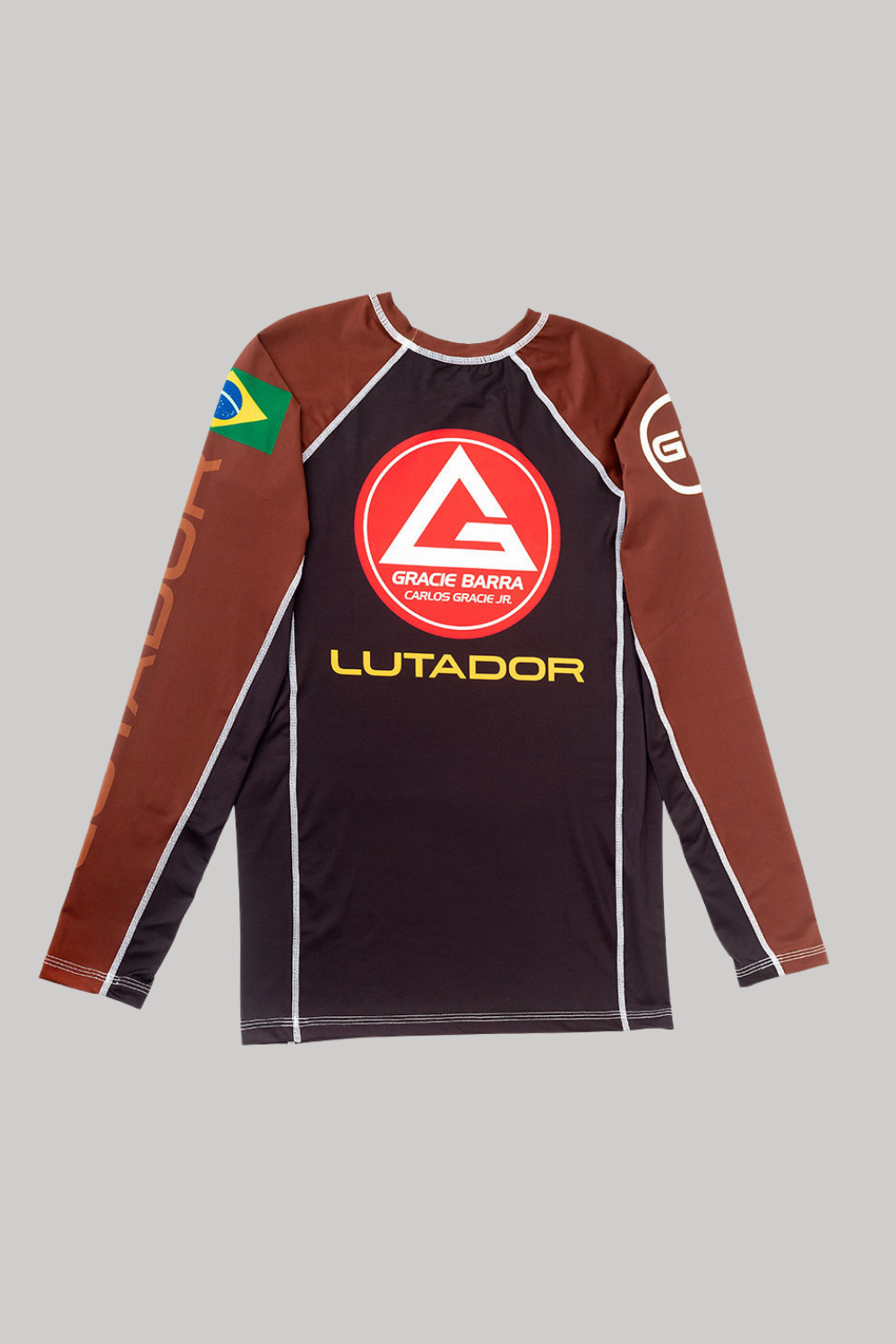 Rashguard Ranqueada M/L Lutador - Marrom