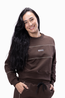 Casaco Feminino Stacked - Marrom