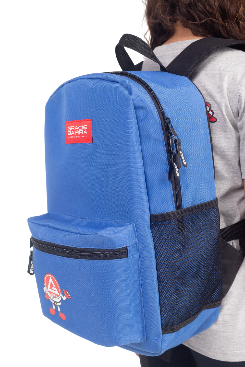 Mochila Barrinha Infantil- Azul