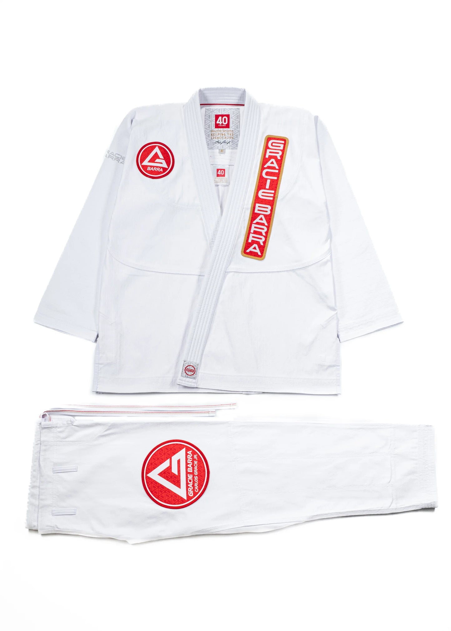 Kimono de Aniversário de 40 Anos - Branco