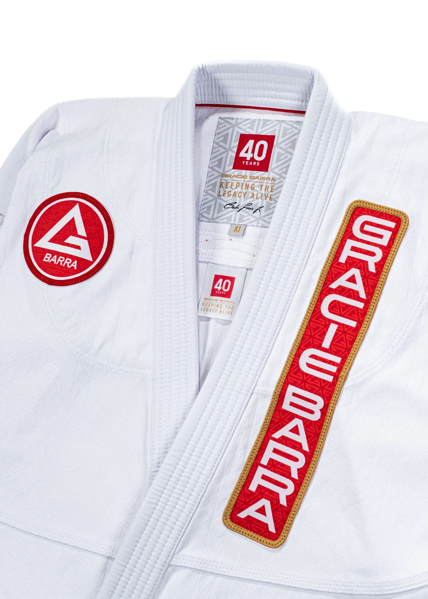 Kimono de Aniversário de 40 Anos - Branco