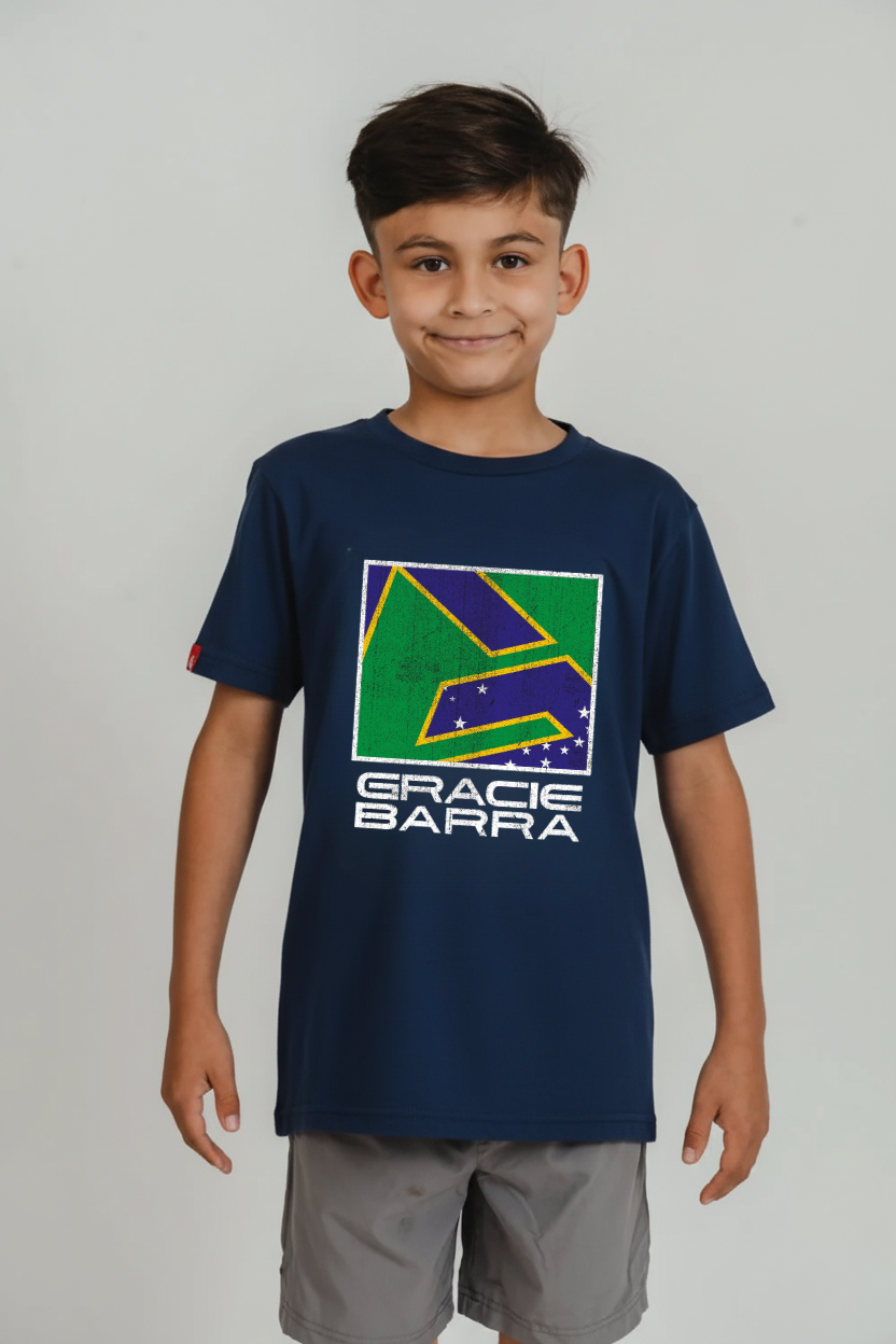 Camiseta Infantil Legado BRA V3 - Azul