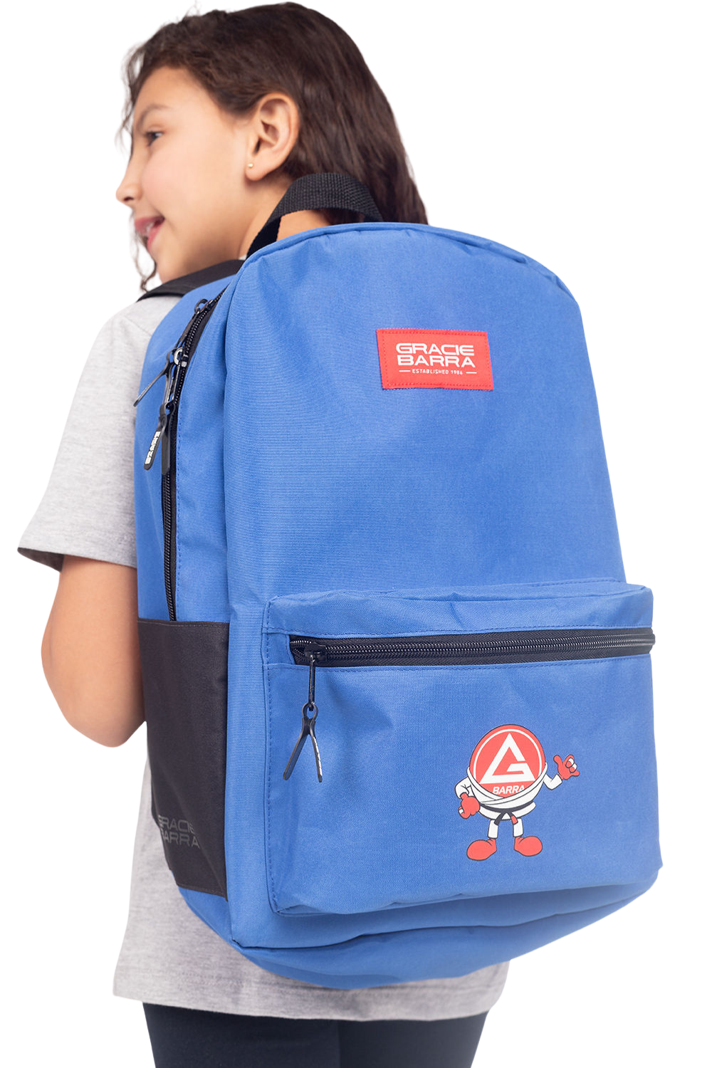 Mochila Barrinha Infantil- Azul