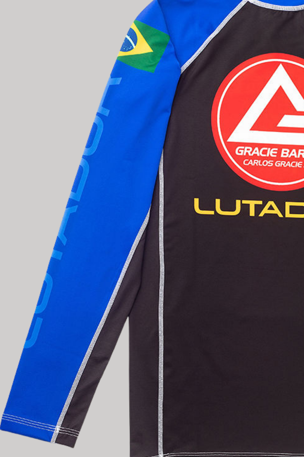 Rashguard Ranqueada M/L Lutador - Azul
