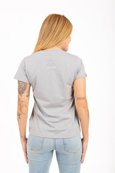 Camiseta Feminina Emblem - Cinza Claro