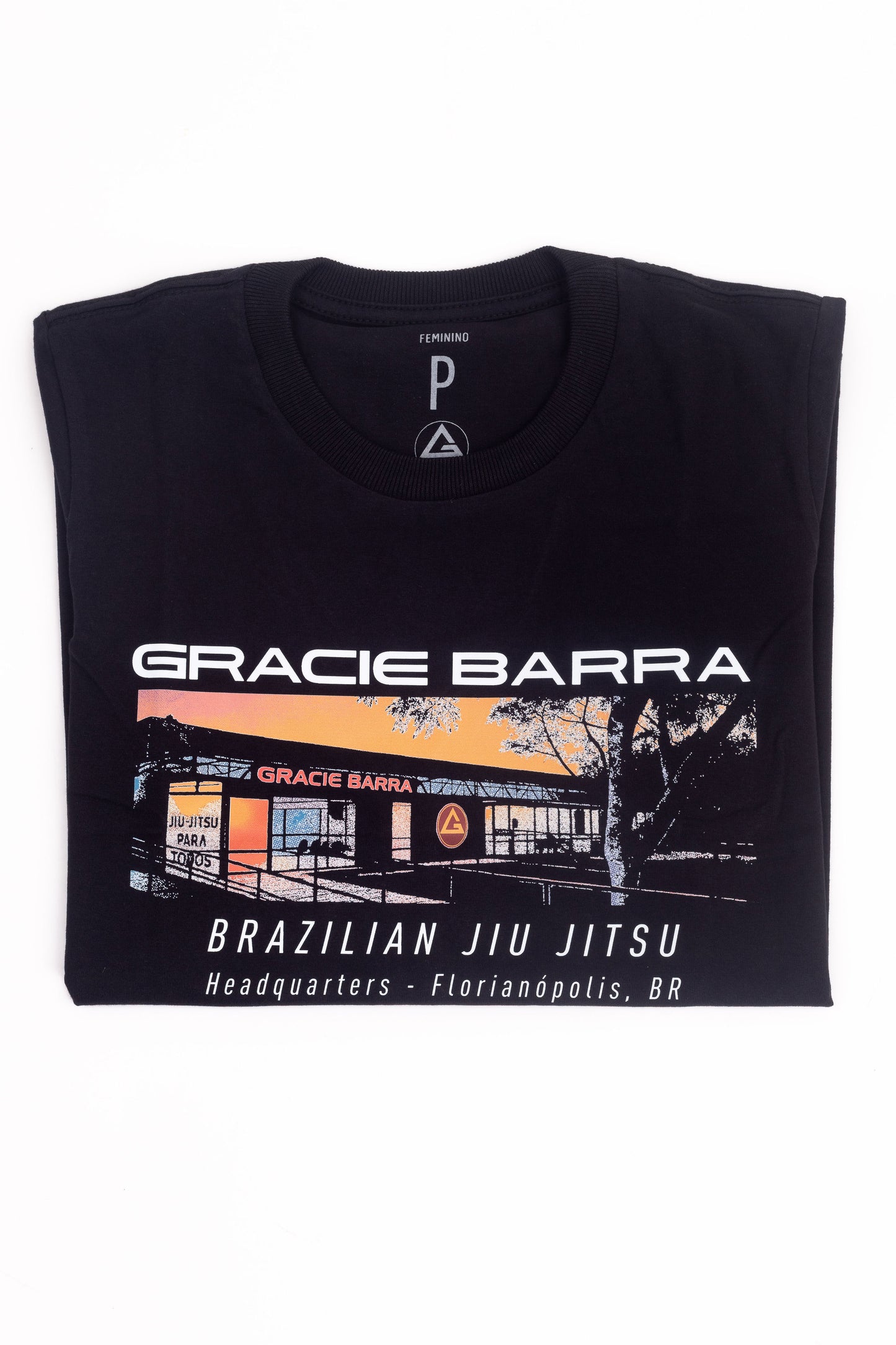 Camiseta GB Headquarters Florianópolis Feminina - Preta