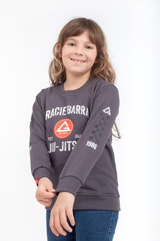 Casaco Infantil Ready Set Roll - Cinza Escuro