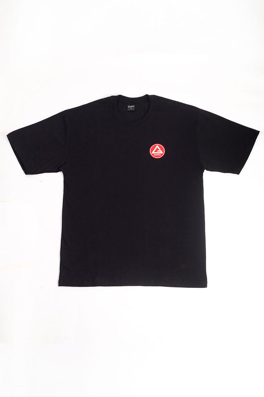 Camiseta Oversized Red Shield Elite - Preta